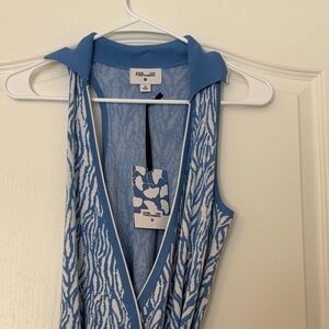 Diane Von Furstenberg Target Collab Sky Blue Knit Wrap Dress